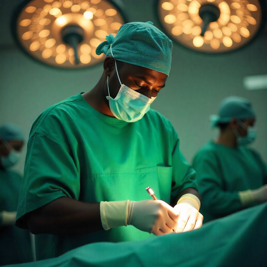 Operating room team